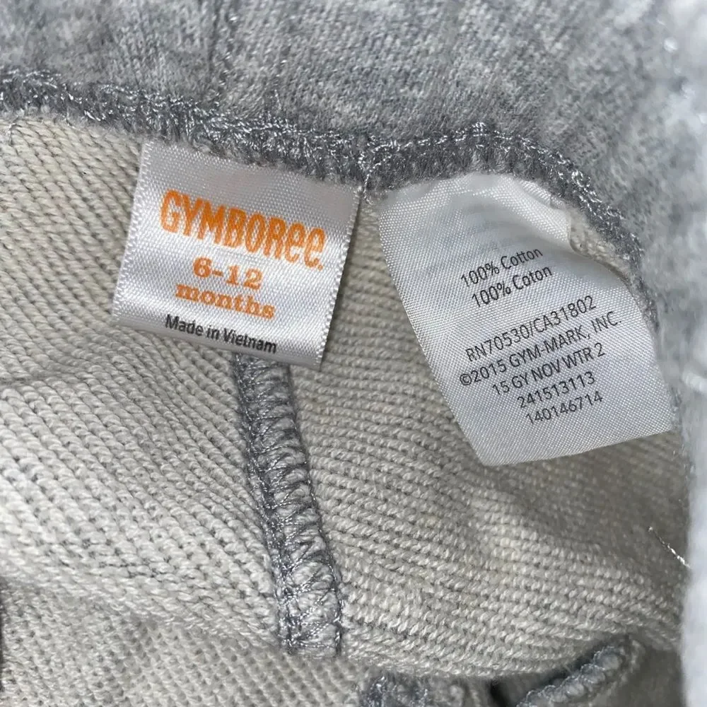 Gymboree Carters 4 Pants Lot Gray Green Blue Baby Boy 6-12 Months NWT EUC